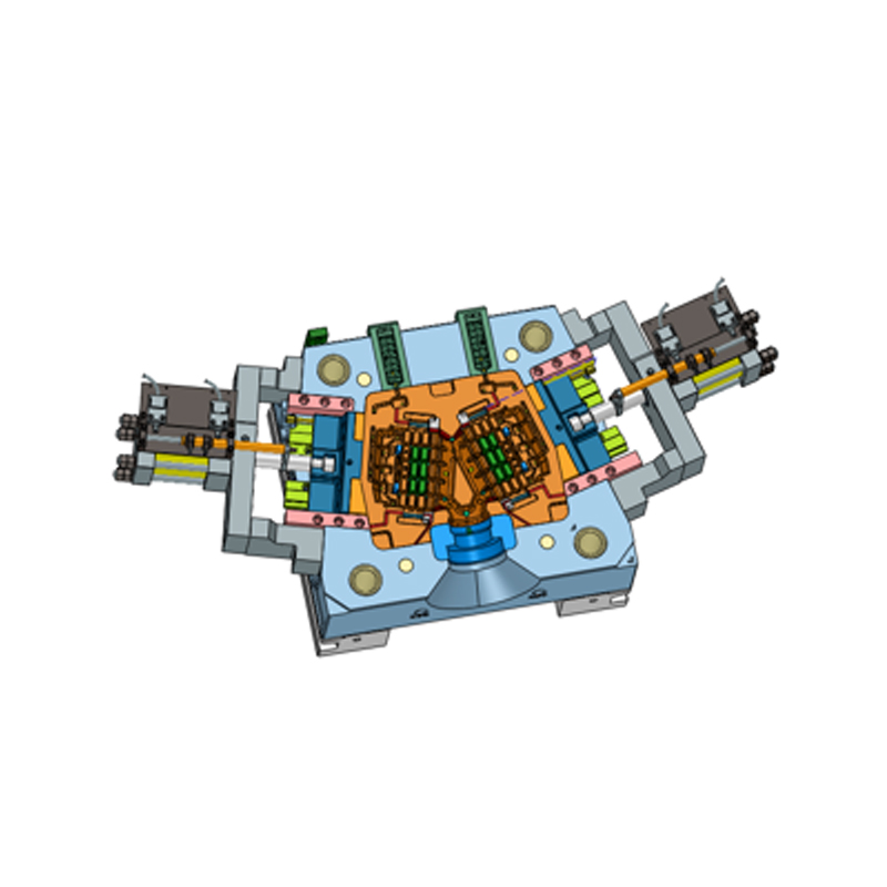 Tấm ngăn chứa pin đúc hợp kim nhôm Một khuôn hai lỗ Tấm ngăn chứa pin đúc hợp kim nhôm Một khuôn hai lỗ